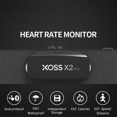 Sensor de frecuencia cardíaca registro independiente correa para el pecho monitor Bluetooth ANT+ salud - Imagen 1 de 4