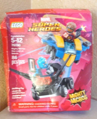 LEGO Marvel Super Heroes Mighty Micros Star-Lord vs. Nebula Juego de bloques de construcción Foto 1 de 4