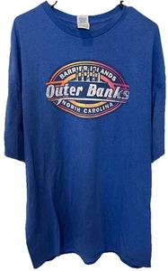 Delta Barrier Islands Outer Banks North Carolina Tshirt Blue 2XL - Picture 1 of 8
