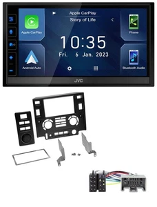 JVC DAB Bluetooth MP3 USB 2DIN Autoradio für Land Rover Defender 2010-2016 schwa - Bild 1 von 9