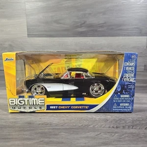 JADA - BIGTIME MUSCLE - 1957 CHEVROLET CORVETTE PRO-STREET DRAG CAR - 1/24 - Picture 1 of 9