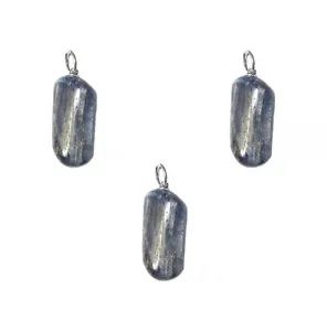 Pendentif Pierre Roulée Naturelle Cyanite - Imagen 1 de 1