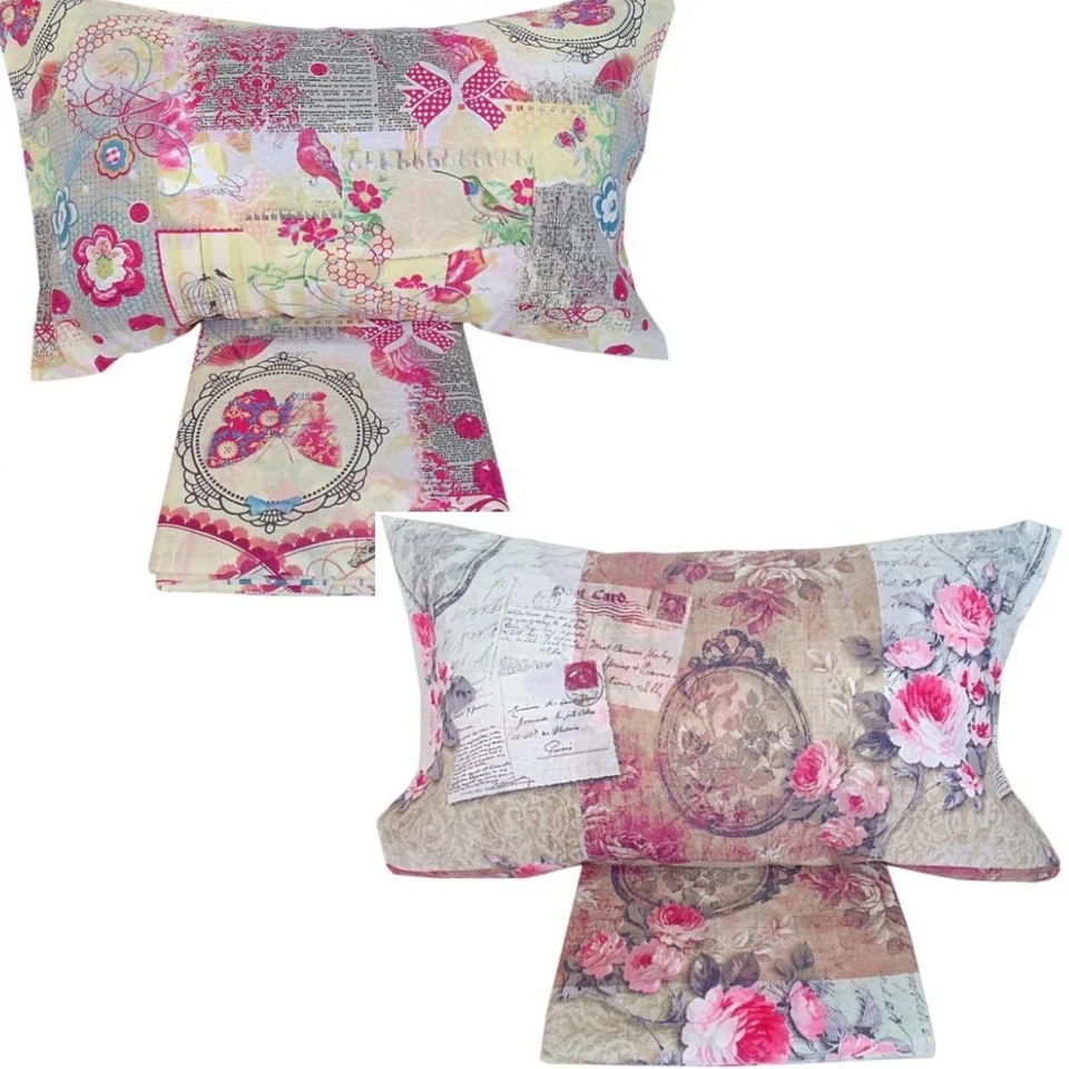 Copripiumino singolo letto 1 piazza Orosei sacco e federa in microfibra 150x200 - Immagine 1 di 1