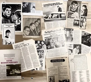 Star Trek 1970’s Vintage SCRAPBOOK, Article, newspaper, Magazine LOT 2 NBC Tv - Bild 1 von 5