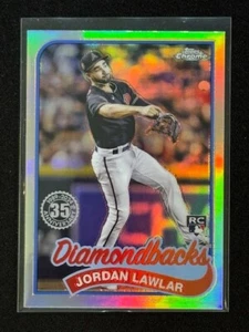 2024 Topps Chrome - 1989 Topps Baseball Jordan Lawlar #89CB-14 (RC) DIAMONDBACKS - Picture 1 of 4