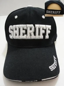 SHERIFF Adjustable Hat Baseball Cap OFFICER LAW ENFORCEMENT - Picture 1 of 1