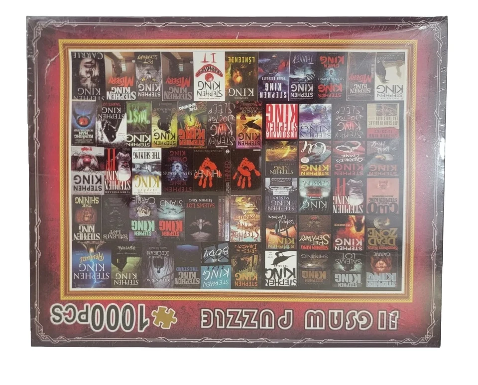 DCBA HGFE Orange Blue Rainy Night Park Walk 1000 Piece Jigsaw Puzzle K-3313