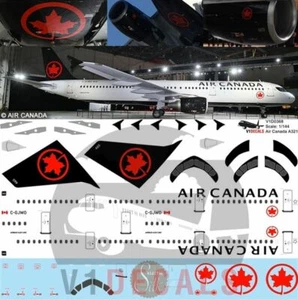 V1 Decals Airbus A321 Air Canada for 1/144 Revell Model Airplane Kit V1D0368 - Picture 1 of 8