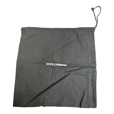Dolce & Gabbana Black Drawstring Dust Bag Gift Accessories Wallet 8x8 Authentic - Изображение 1 из 4