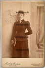 Cabinet Card Lady Named Alice Maud Stote Haw Masculine Picture Back Liverpool