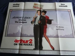Arthur 2 Original Quad Movie Poster 1988 - Foto 1 di 1