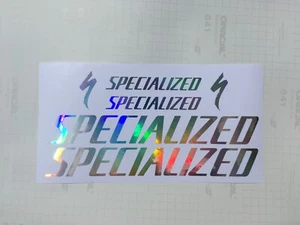 specialized Rainbow chrome stickers decals frame bicycle bike gold oil slick - Picture 1 of 6