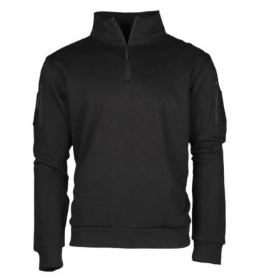 Mil-tec Tactical Sweatshirt Pullover schwarz black