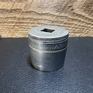 Chrome-X-Quality 1/2 Drive 12 Point 1-1/4in. Socket (Duro For Western Auto) USA - Picture 1 of 10