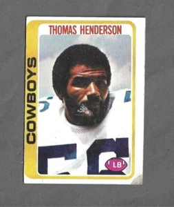 Thomas Henderson RC Dallas Cowboys 1978 Topps #213 - Imagen 1 de 2