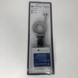Glacier Bay Bathroom Sink Drains Trim Chrome #1000 055 639- B2 - Picture 1 of 7