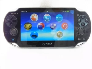 Sony PS Vita PCH-1100 Crystal Black 16GB Card Wi-Fi versione giapponese #126 - Foto 1 di 15