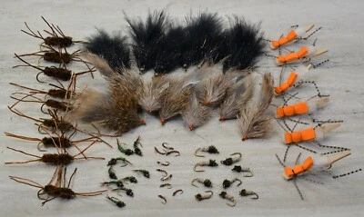 REGION FISHING 57 Flies - Guide Andy Stutz - Colorado Exclusive Trout Set - Mustad Sign - Tung