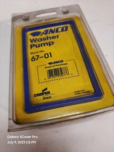 Bomba de lavado de parabrisas Anco 67-01 para Honda Mazda Geo Probe Escort Nos - Imagen 1 de 5