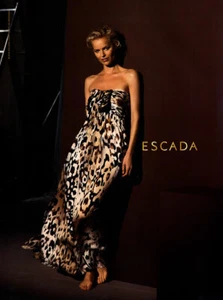 2009 Escada Peter Lindbergh Eva Herzigova fashion 1-page MAGAZINE AD - Picture 1 of 1