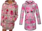Ladies Size 20 22 Pink Winter Hooded Jumper Dress Warm Pom Pom Fleece Pocket PJs