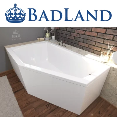 POLIMAT Eckbadewanne 160x90 Badewanne R/L Eckwanne Acryl Schürze Füße Ablauf +GRATIS!