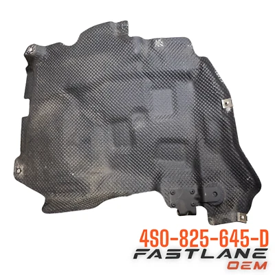 2016-2018 AUDI R8 COUPE/SPYDER LEFT REAR PROT PLATE OEM 4S0-825-645-D - Image 1 of 4