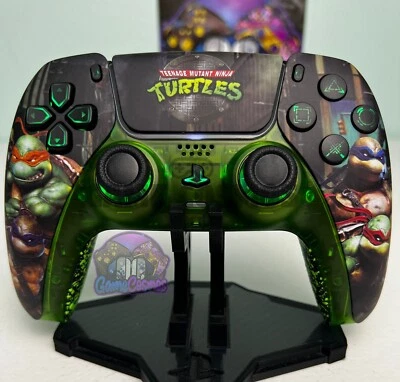 GAME COSMOS TMNT Teenage Mutant Ninja Turtles - RGB LED - Custom Controller For PS5 Or PC