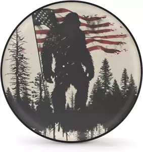 Spare Tire Cover for RV Trailer, American Flag Bigfoot Tire Covers Universal Fit - Picture 1 of 7
