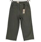 CAMEL ACTIVE Green Loose Fit Capri 3/4 Length Pants Trousers Size W26