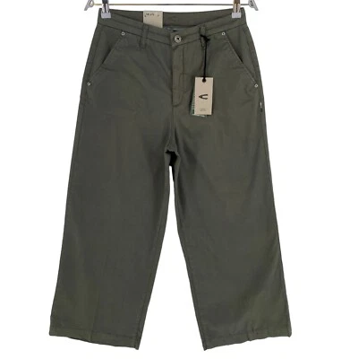 Camel Active Verde Holgado Fit Capri 3/4 Longitud Pantalones Talla - Imagen 1 de 4