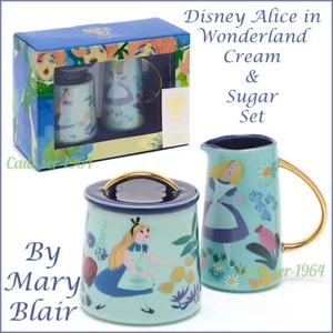 Disney Store Alice in Wonderland Mary Blair Cream Jug And Sugar NEW DISCONTINUED - Picture 1 of 12