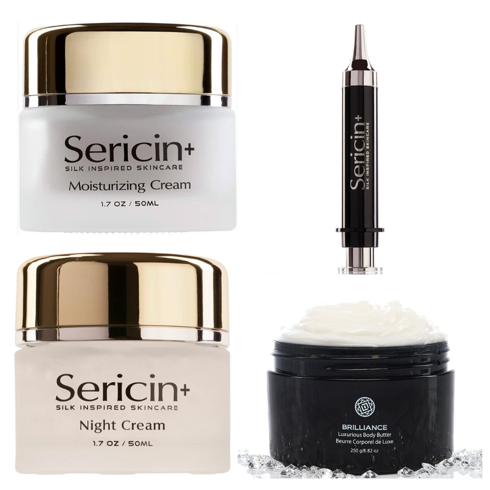 Sericin Plus High End Budnle Skincare Set 18 Meses Suministro para Cara Cuello y Ojos Foto 1 de 4