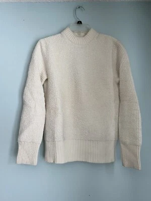 H&M Ivory Boucle Wool Blend Men's Crew Neck Sweater XS - Image 1 of 3