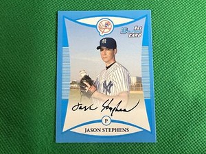 2008 Bowman Prospects Blue #BP107 Jason Stephens 275/500 New York Yankees