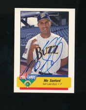 1994 Fleer ProCards Salt Lake Buzz #815 Mo Sanford signed auto autograph