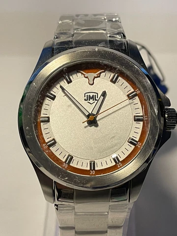 Texas Longhorns OFFICIAL NCAA Genuine Leather Watch by Jack Mason !!!NEW!!! Cover