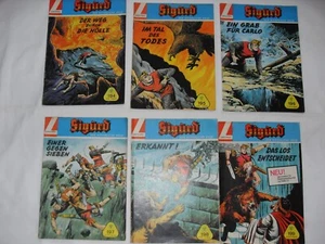 6 Hefte Sigurd Großband Lehning mit Sammlermarke Heftnr 194,195,196,197,198,199 - Bild 1 von 15