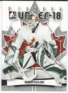 BRADEN HOLTBY 2007-08 ITG O’Canada Under-18 Pre-RC #3 NM-MT Washington Capitals