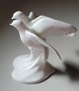 Colombe bianche Royal Doulton 1992 "Immagini della natura" HN3550 come nuove! Regalo di nozze - Foto 1 di 8