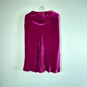 The J. Peterman Company Womens A-Line Skirt Size 4 Pink Velvet Fairy Princess - Picture 1 of 7