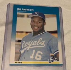 Bo Jackson baseball cards fleer 368