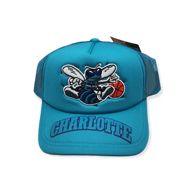 Регулируемая бейсболка Mitchell & Ness Charlotte Hornets Puff the Magic Trucker - Изображение 1 из 4