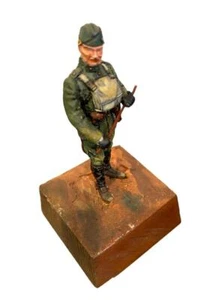 Stadden 54mm WW II World War 2 Italy Mussolini Soldier War Games Wood Base Mount - Picture 1 of 4