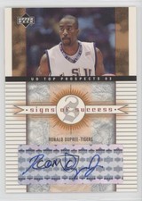 2003 Upper Deck UD Top Prospects Signs of Success Ronald Dupree Rookie Auto RC