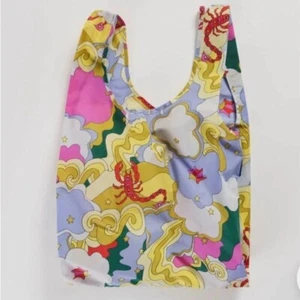 NUEVO Bolso de Mano Baggu Tamaño ESTÁNDAR Reutilizable Estampado Zodiaco Escorpio Edición Limitada - Imagen 1 de 3