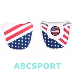 1 Stück USA Flagge Golf Schlägel Putter Schlägerkopf Abdeckung mit Magnetverschluss - Bild 1 von 4