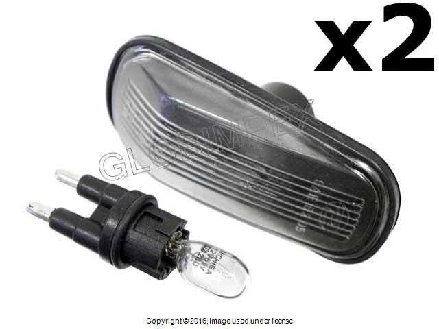 Luz de señalización lateral Saab 9-3 9-5 (1999-2005) (blanca) delantera izquierda y derecha (2) URO  Foto 1 de 1