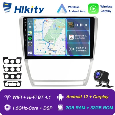 Android 15 Carplay Autoradio für Skoda Octavia II 1Z3 1Z5 2008-2013 GPS Navi DSP - Bild 1 von 4