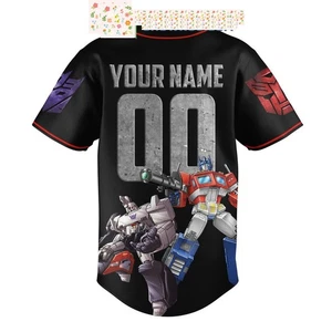 Transformers Autobot The Heroes Personalized Baseball Jersey - Picture 1 of 4